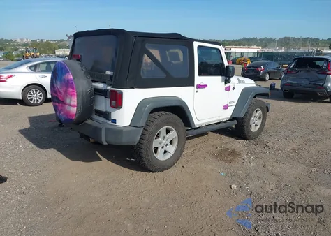 2014 Jeep Wrangler Sport из США, поврежденный, VIN 1C4AJWAGXEL307293